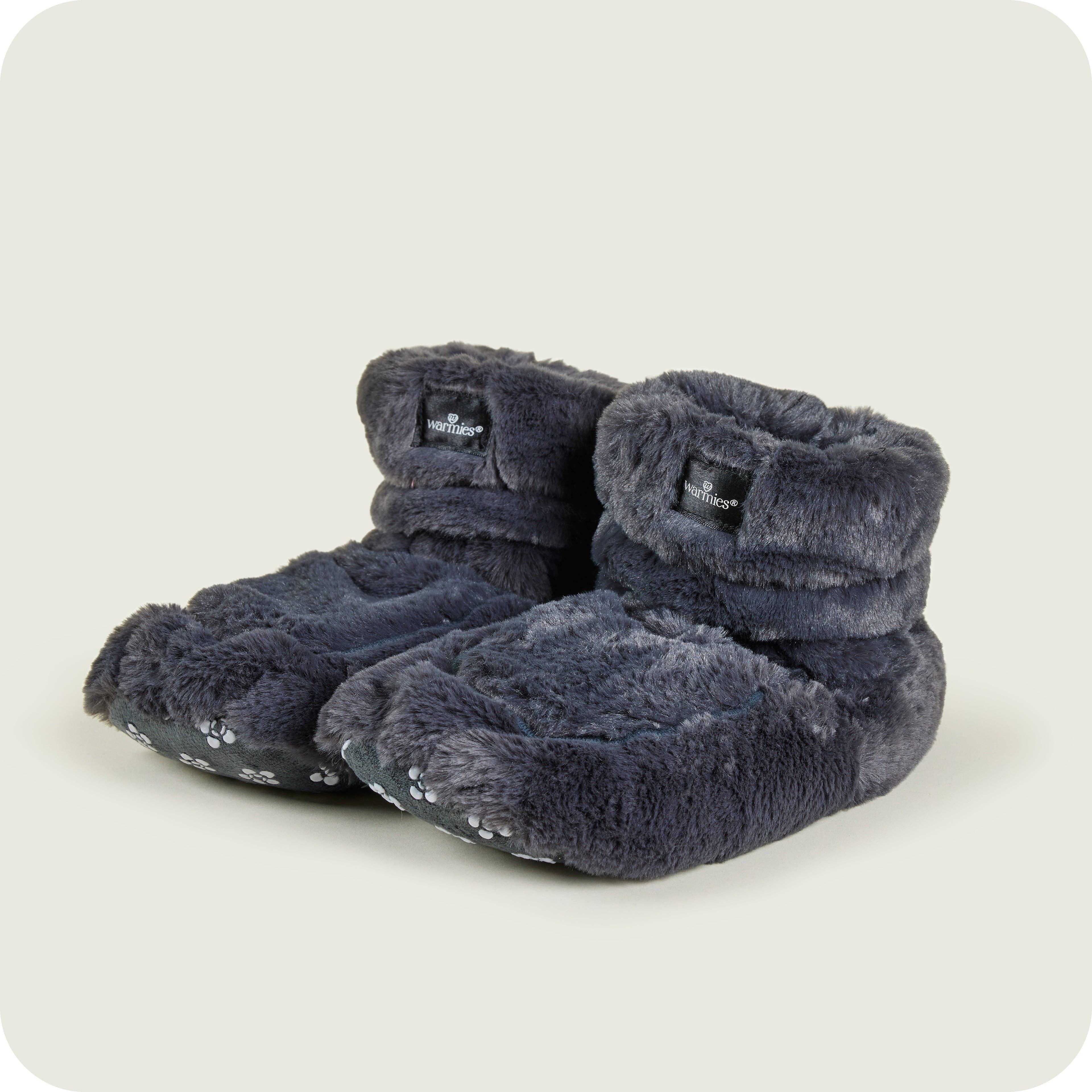 Warmies - Wholesale Slippers - Women's - Warmies Luxury Charcoal Boots1
