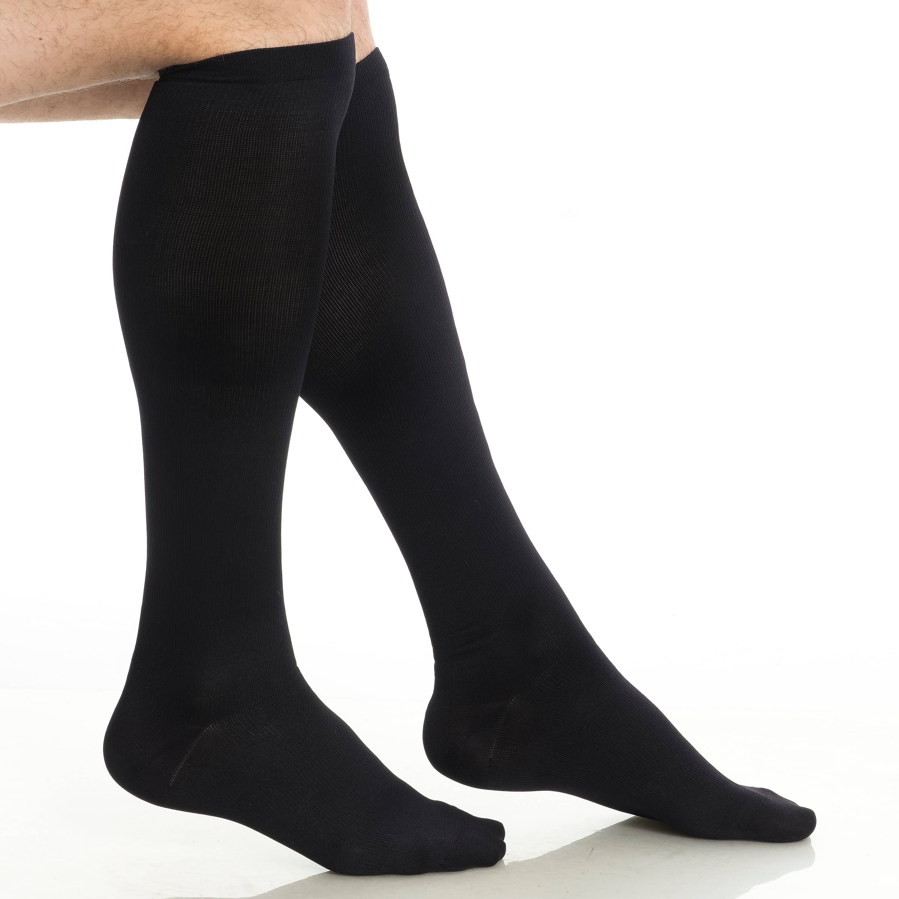 Bambooven - Vente Chaussettes – unisexe - Chaussettes de compression (15-20 mmHg) pour hommes et femmes5