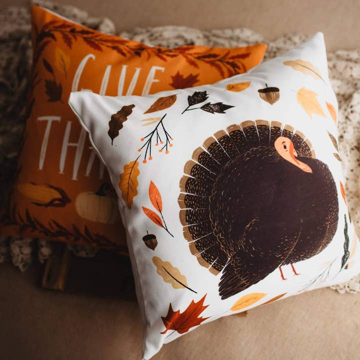 Primitieve kalkoen kussensloop | Thanksgiving decor | Boerderijkussens | Landelijke decoratie | herfst kussens | schattige kussens | cadeau voor wholesale door UniikPillows