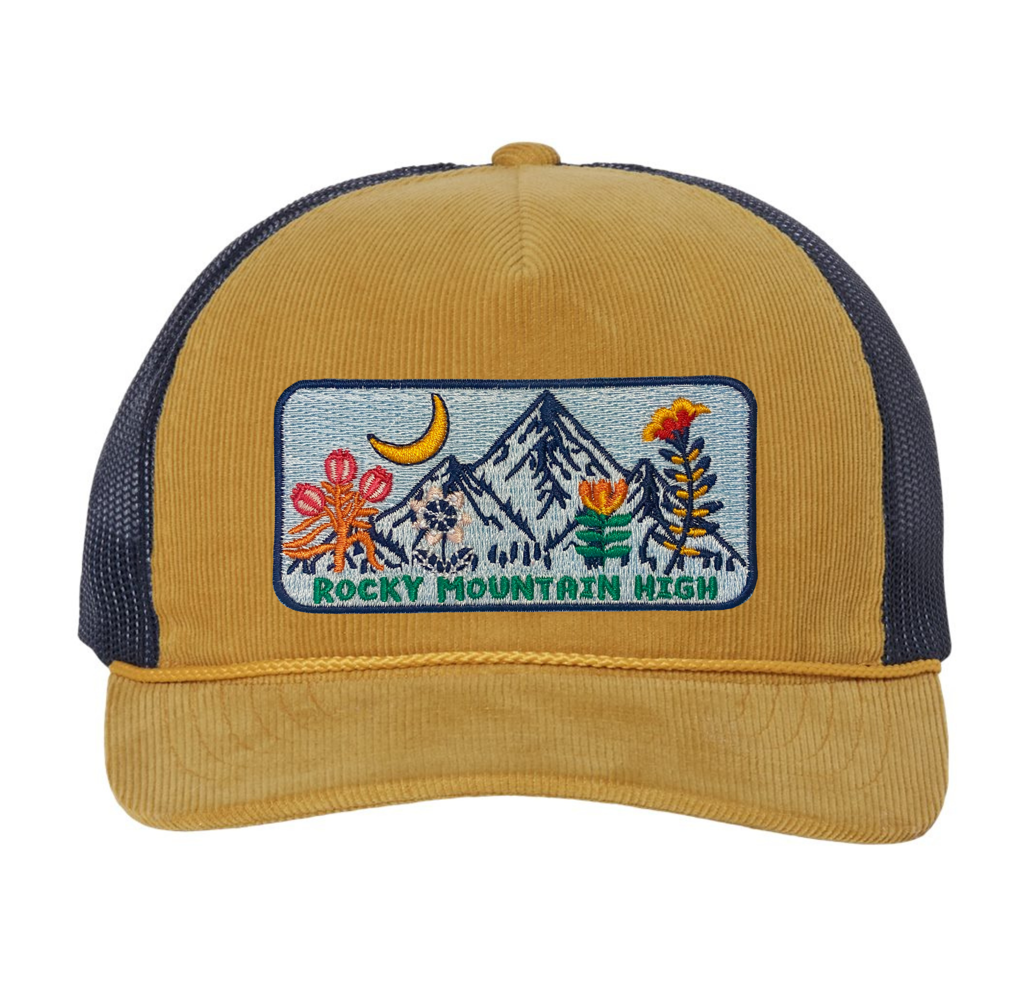 Spruce Seed - Vente Casquette de camionneur – unisexe - Casquette Trucker en Velours Côtelé Rocky Mountain High0