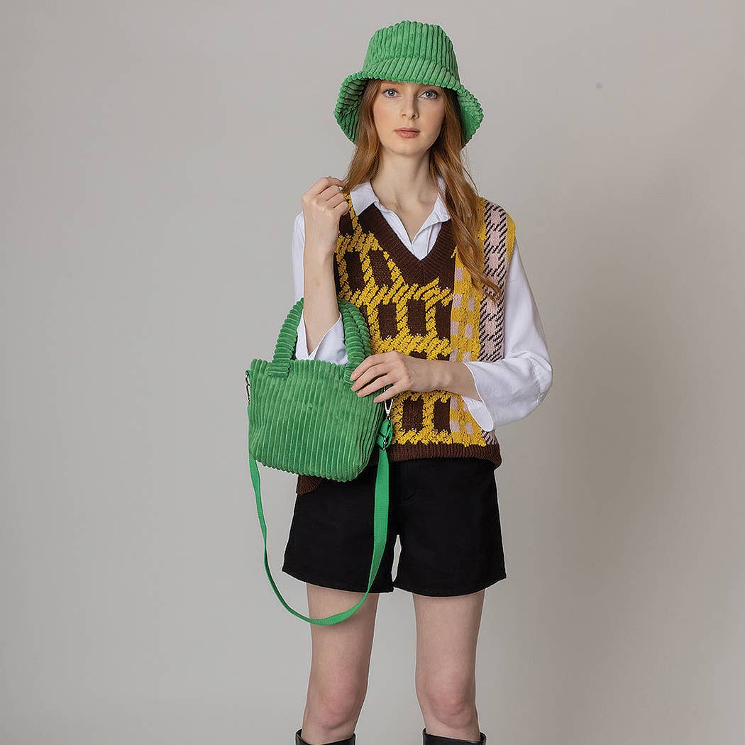 Fashion City – wholesale Bucket Hat - Dam – Solid Corduroy Bucket Hat4