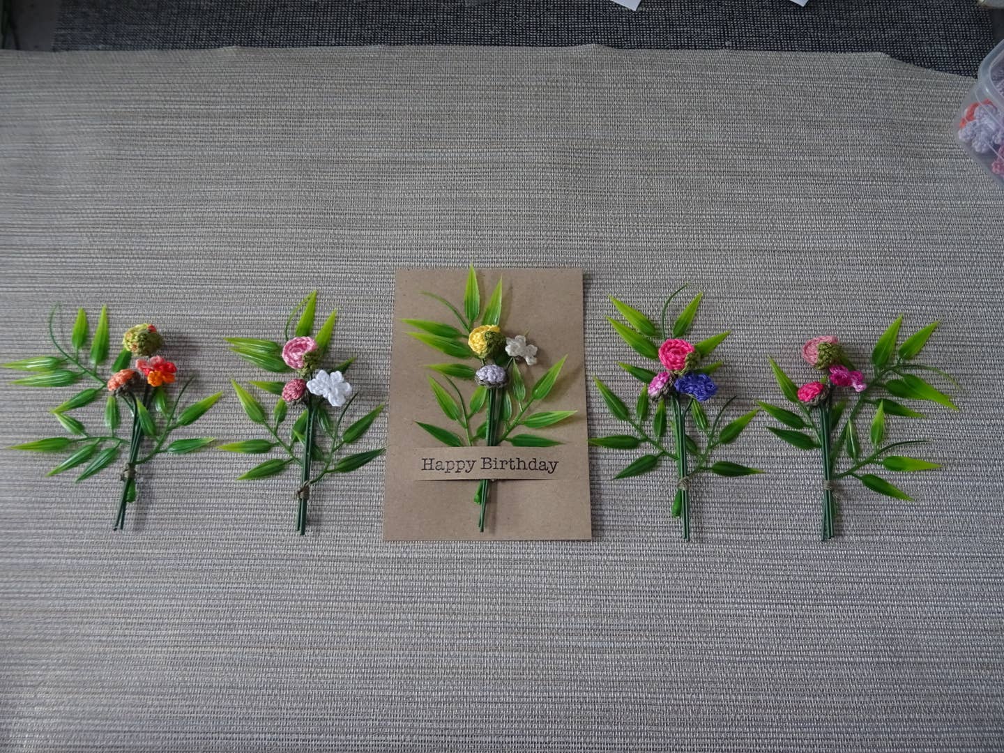Knuffelsenzo - Wholesale Artificial Flowers - Bouquet card, Congratulations, Happy Birthday0