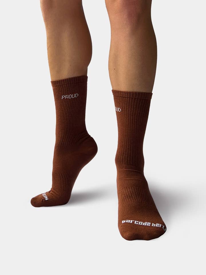 Barcode Proud Gym Socks for wholesale by Stoftex LDA