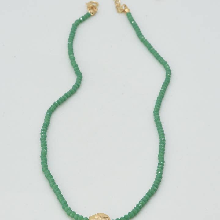 MiMi Wholesale - Wholesale Pendant/Charm Necklace - CN4372 Beaded Shell Pendant Necklace11