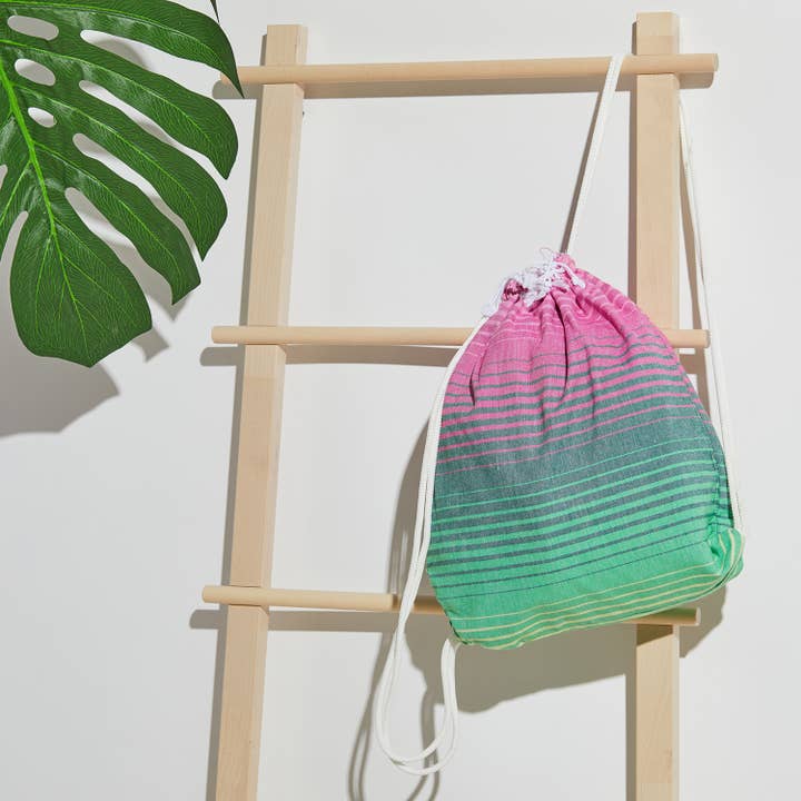 Kikoya - Wholesale Beach Towel - Beach Towel became Beach Bag Convertible Gift Summer Gifts