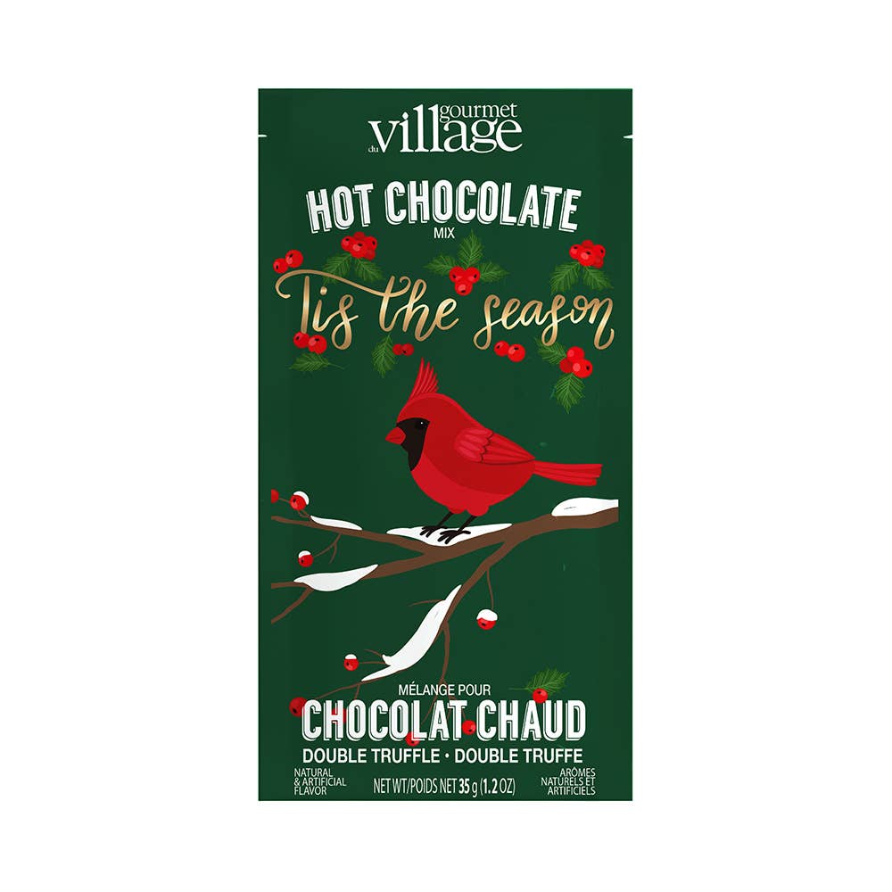 Gourmet Du Village - Vente Préparations/kits pour chocolat chaud - Mini HC Holly Berry Cardinal 35 g0