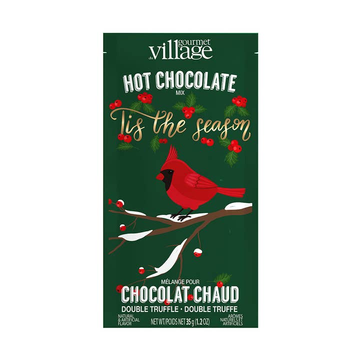 Gourmet Du Village - Vente Préparations/kits pour chocolat chaud - Mini HC Holly Berry Cardinal 35 g0