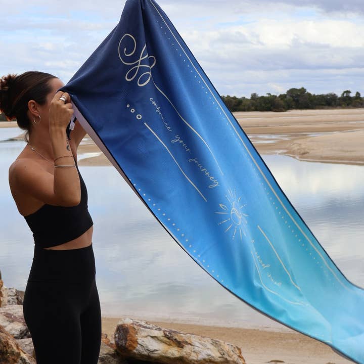 Unalome Yoga - Wholesale Yoga Towel - Ananta Yoga Towel; Non-Slip Yoga Towel