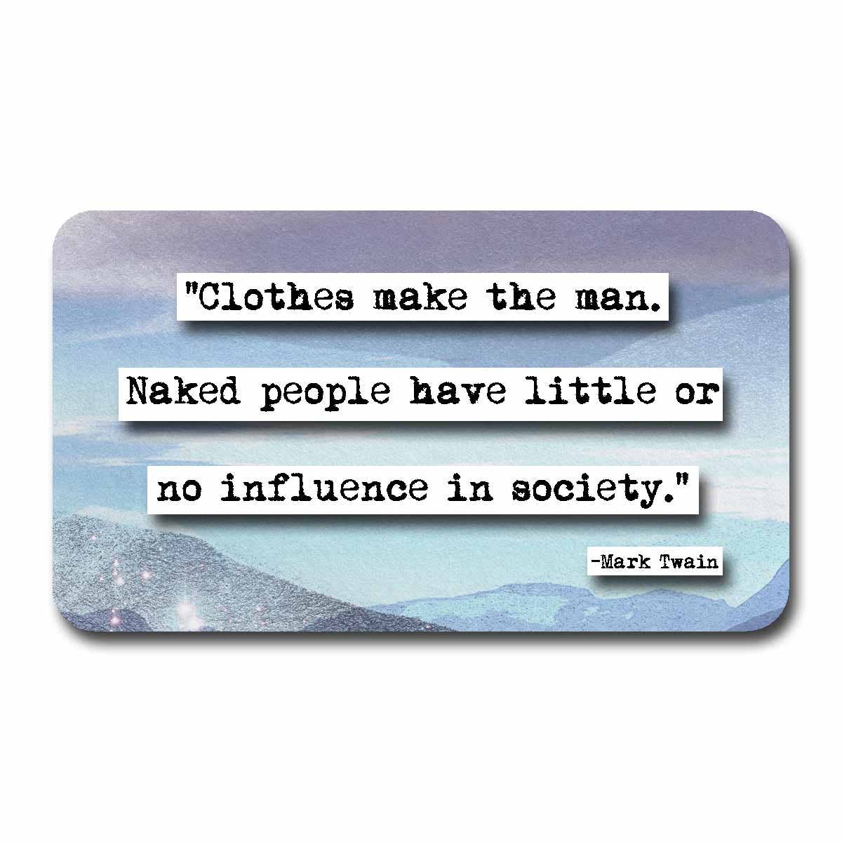 ChicalooKate - Vente Carte de vœux classique - Mark Twain - Mini cartes de citation Pocket Wisdom4