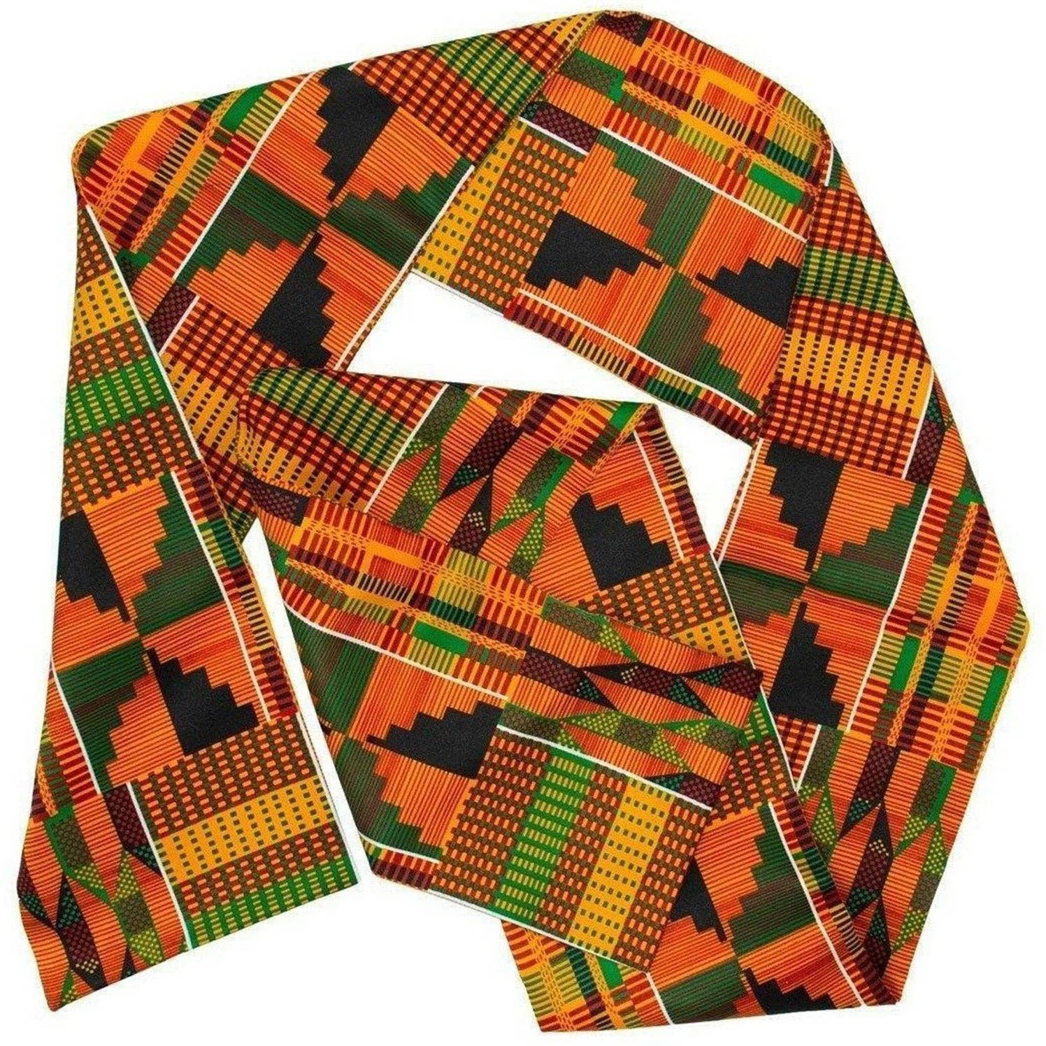 Dubal Brothers - Wholesale Scarf - Men's - Vittorio Farina Kente Scarf2