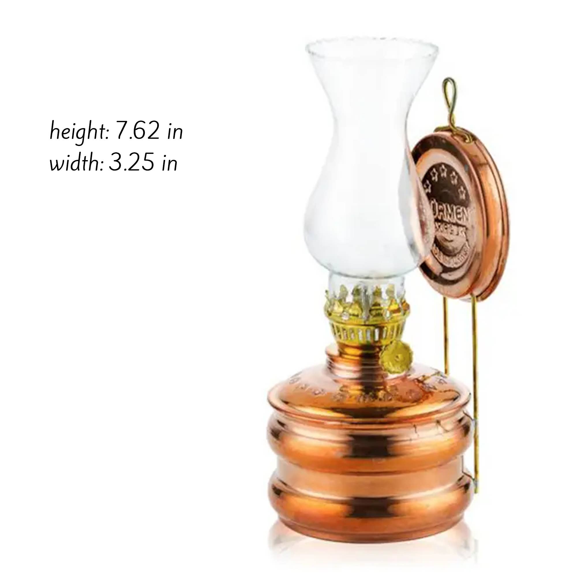 Hakan - Vente Diffuseur d'huile essentielle à chaleur - Lampe à huile murale traditionnelle en cuivre faite à la main5