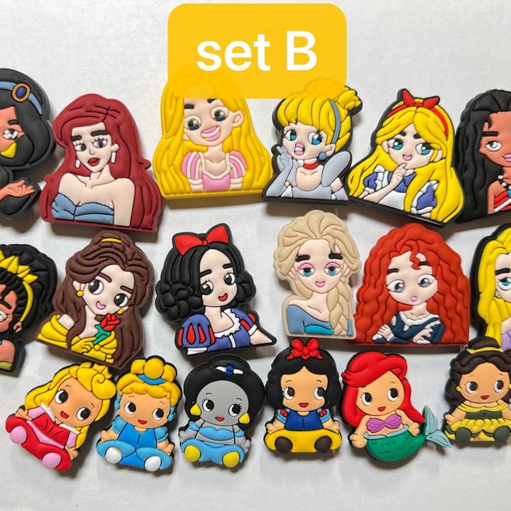 JuliesDecal - Wholesale Shoe Accessories - Princesses and Brave Girls shoe charms1