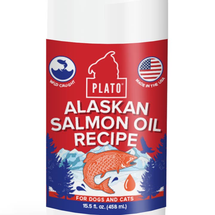 Pet Palette Distribution - Wholesale Pet Supplement - Dog - Plato Alaskan Salmon Oil Recipe 15.5oz0