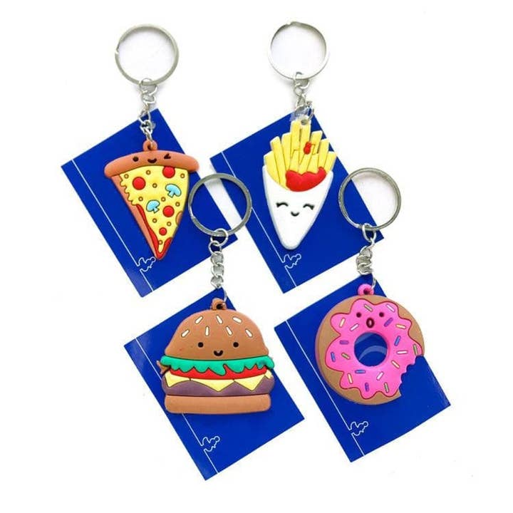 Fast Food Novelty Keychain for wholesale by Kids Party Craft