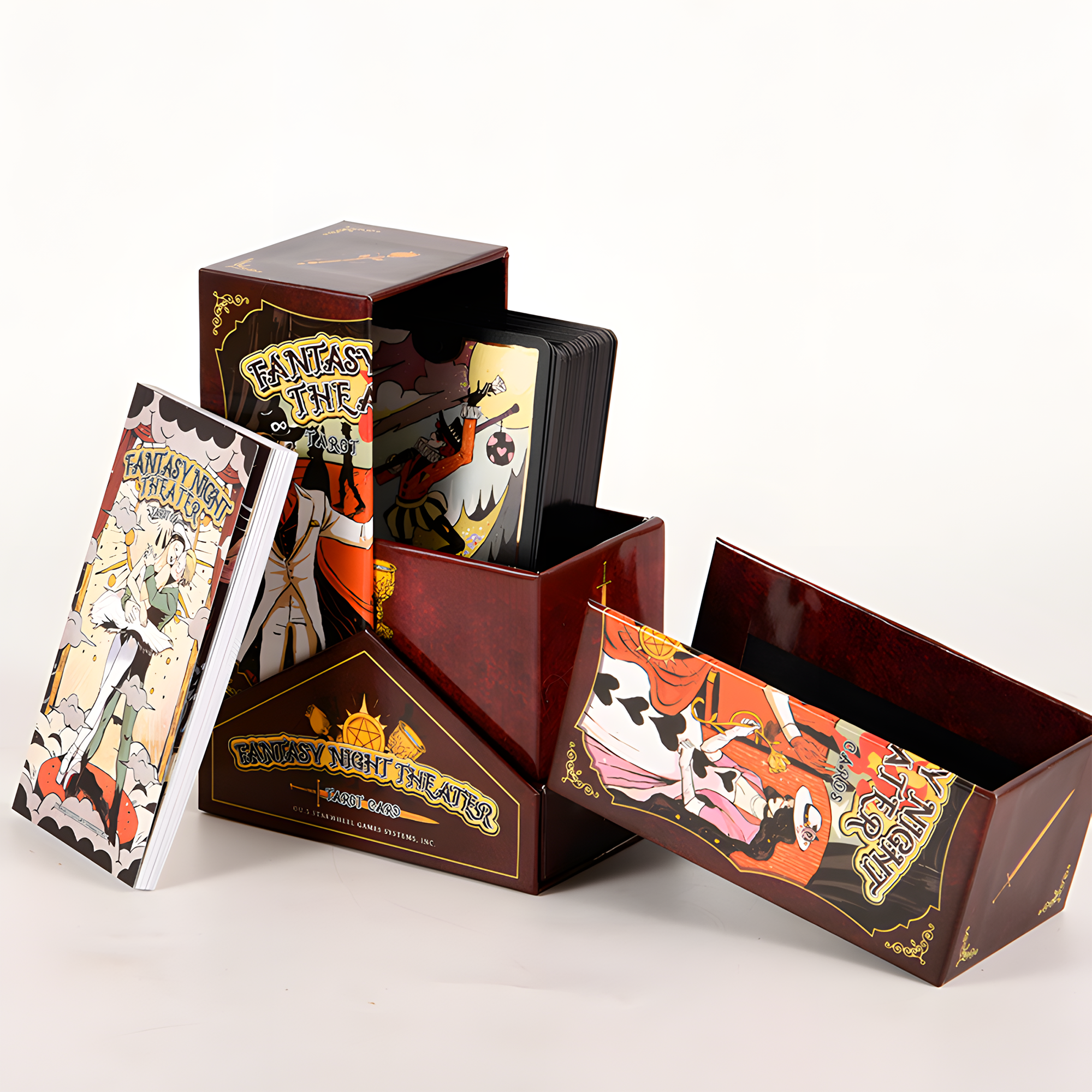 Vermilion Collection – wholesale Tarot cards – Fantasy Night Theater Tarot1