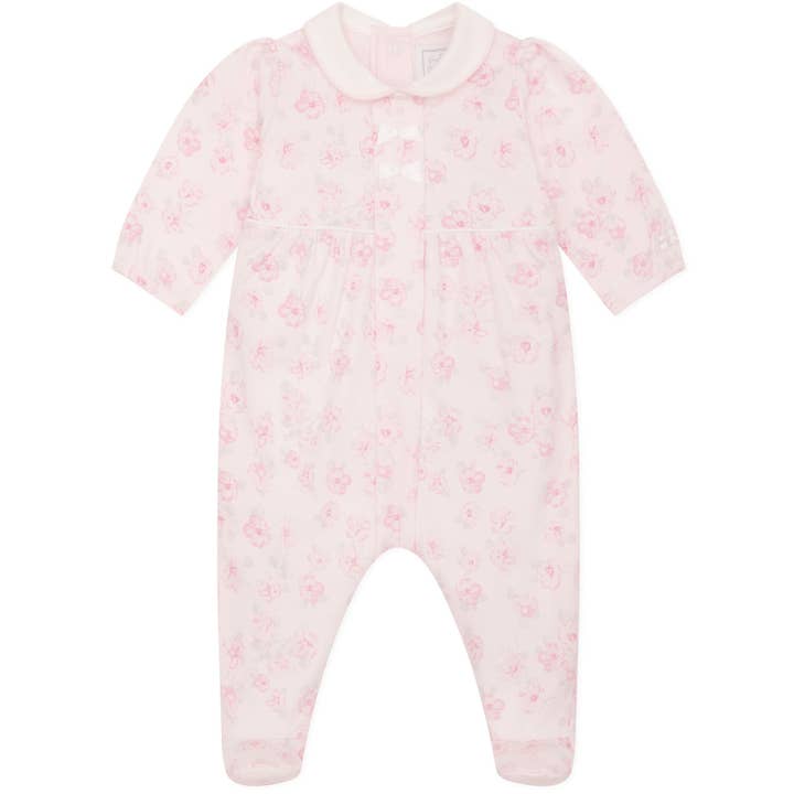 Joanne Girls Floral Print Babygrow and Hairband for wholesale by Emile Et Rose