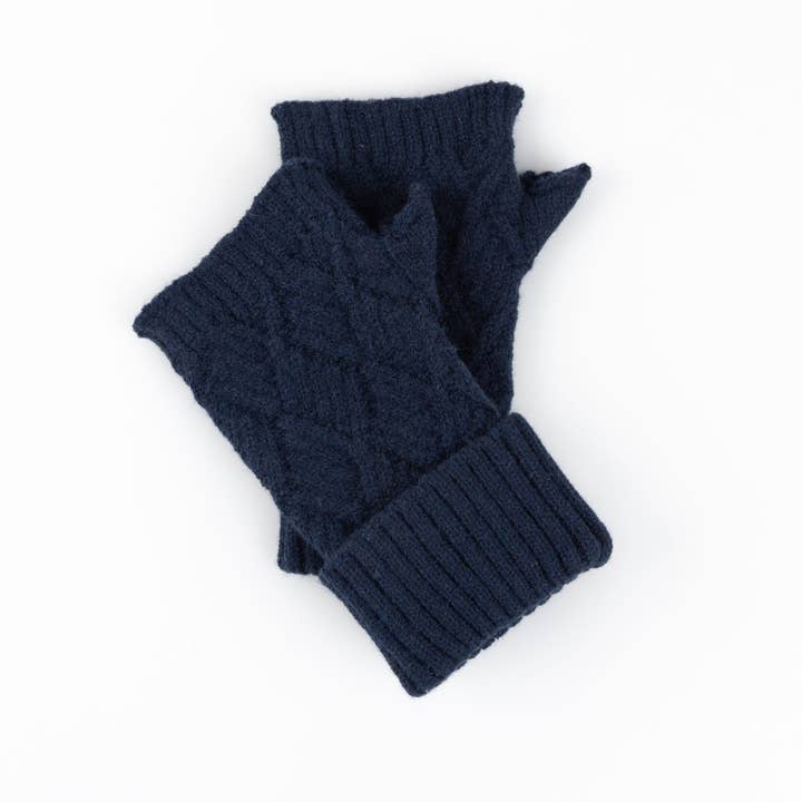 Howard's - Wholesale Gloves - Women's - Kristen Herringbone Fingerless Cold Weather Winter Gloves