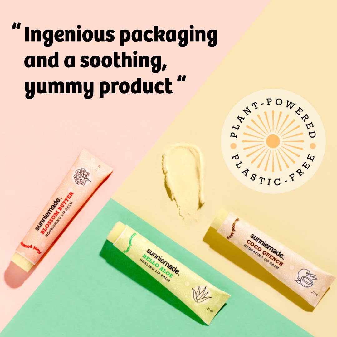 Sunniemade - Vente Baumes à lèvres - Baume à lèvres cicatrisant Hello Aloe6