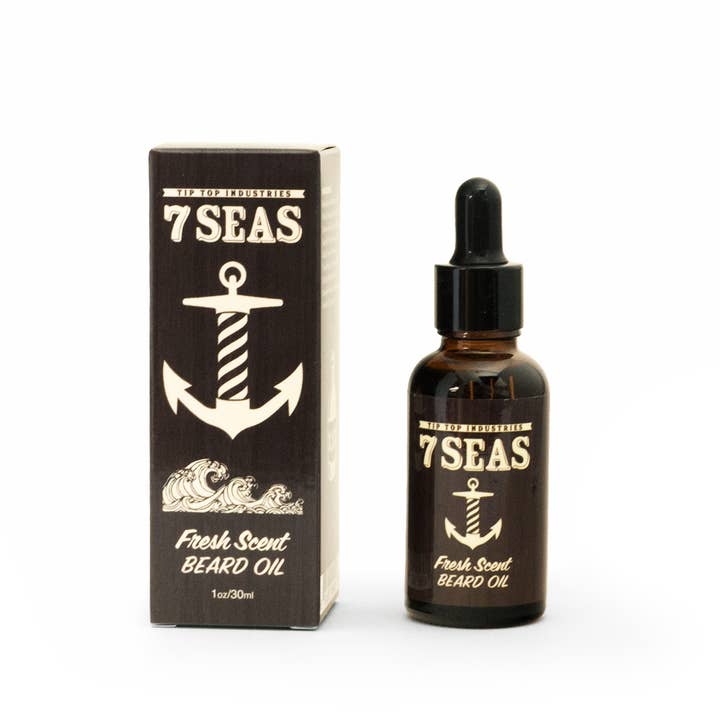 7Seas Fresh Scent Beard Oil for wholesale by Tip Top Industries