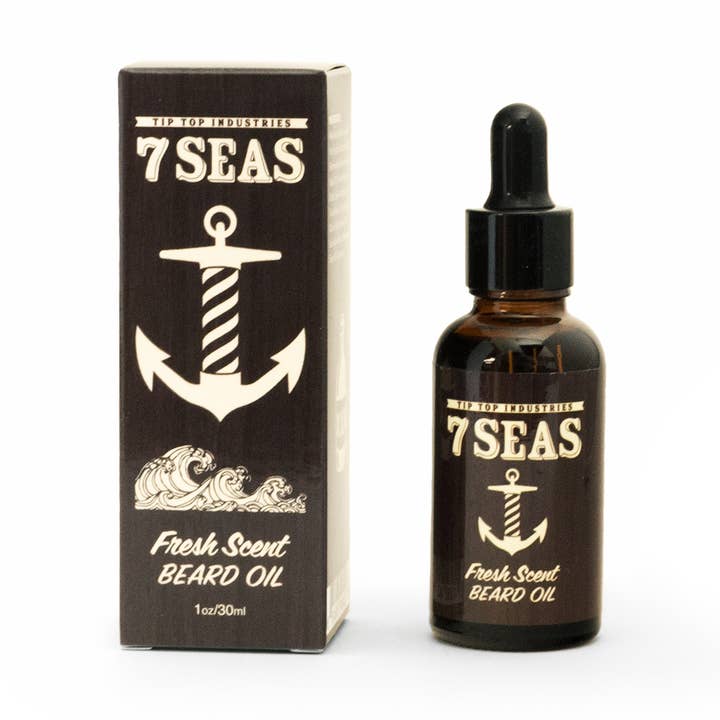 7Seas Fresh Scent Beard Oil for wholesale by Tip Top Industries