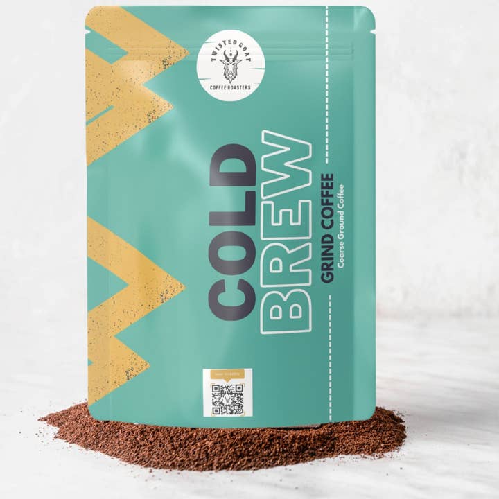 Cold Brew | Whole Bean Coffee | Coarse Grind | 1lb for wholesale by Twisted Goat Coffee Roasters