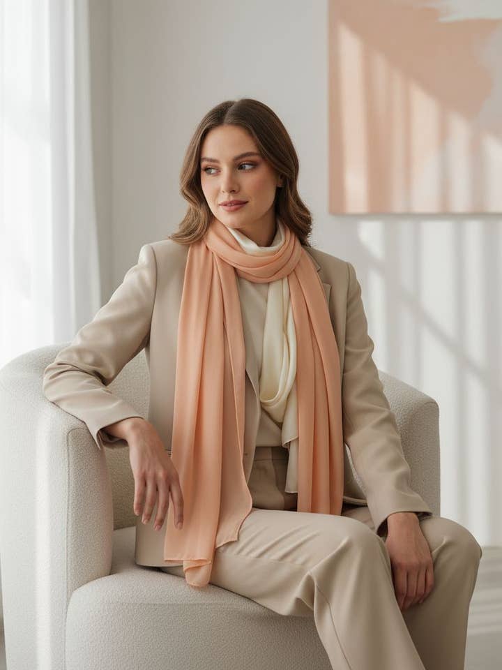 Chiffon Scarf for wholesale by byAJDesignShop