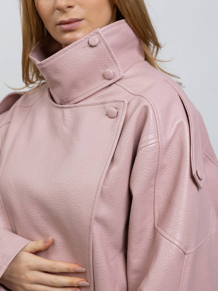 KZELL PARIS - Wholesale Leather Jacket - Women's - FAUX LEATHER BIKER JACKET27