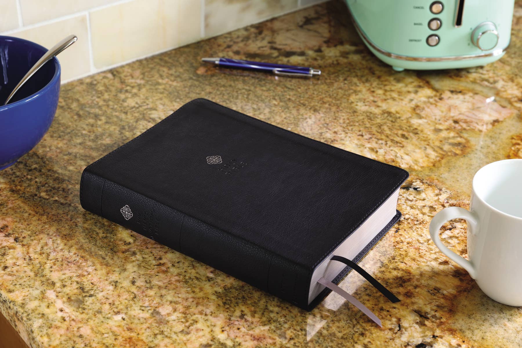 HarperCollins Christian Publishing - Wholesale Religion - NIV Men's Devotional Bible, Large Print, Leathersoft Black5