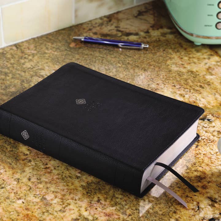 HarperCollins Christian Publishing - Wholesale Religion - NIV Men's Devotional Bible, Large Print, Leathersoft Black5