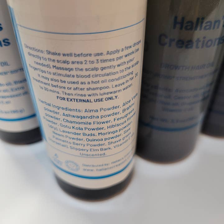 Halian's Creations - Wholesale Hair Oil - Herbal Growth Hair Oil
