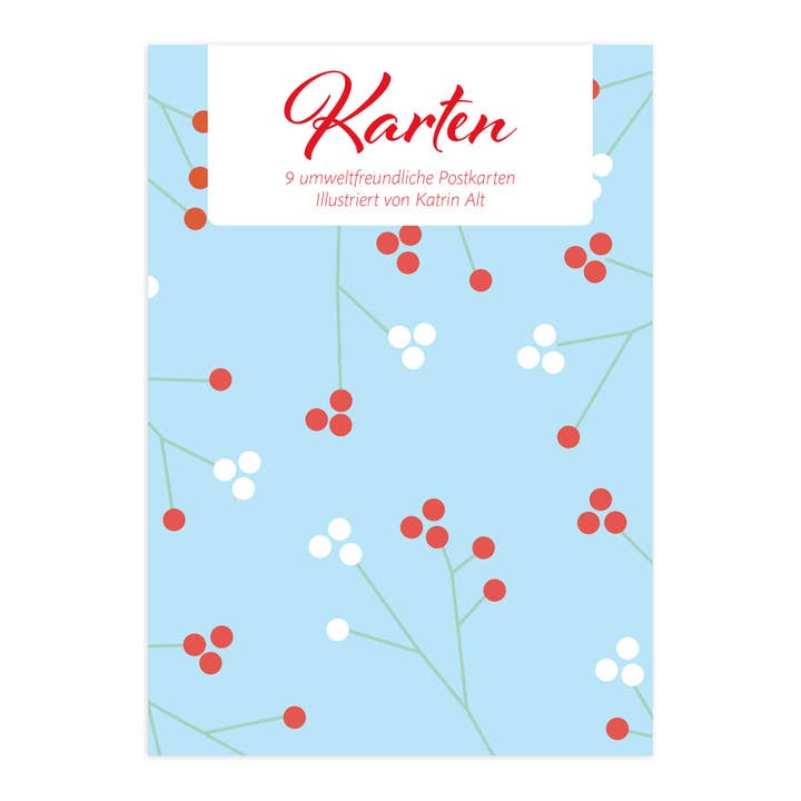 Ansichtkaartenset "Katrin Alt - Kerstmis I" voor wholesale door paruspaper. nutzfeine papeterie