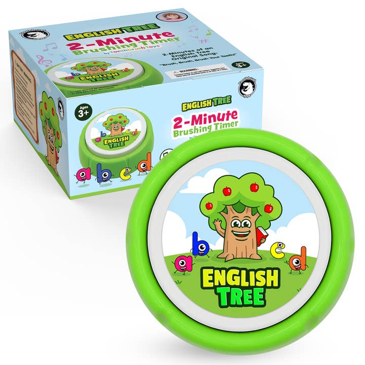 Kids Brushing Timer - English Tree® Two Minute Timer for wholesale by Toothbrush Toys