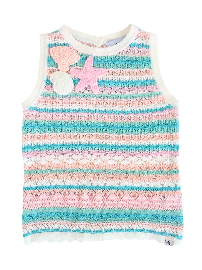 Débardeur en maille à rayures bord de mer pour la vente par Love and Grow Clothing Co