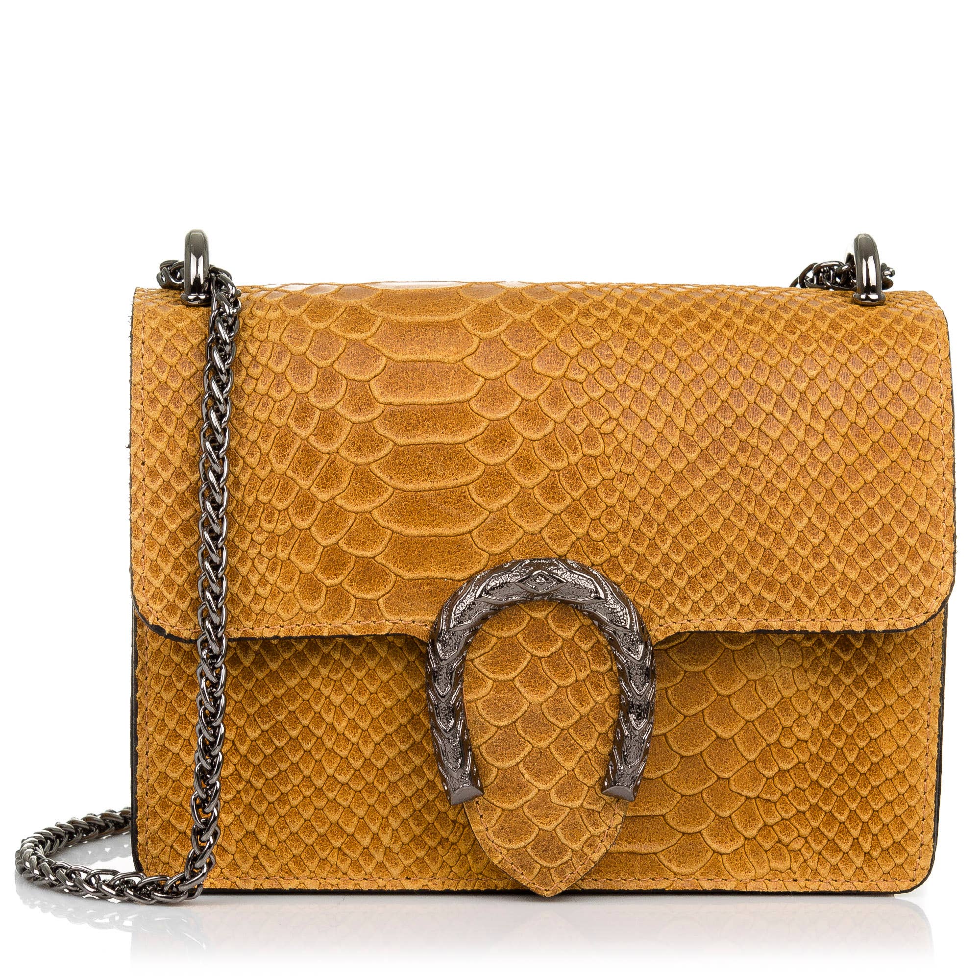 FIRENZE ARTEGIANI – Mala com alça superior – Mulher por atacado – Bolsa Feminina Lorenza de Camurça em Couro Legítimo com Estampa de Cobra4