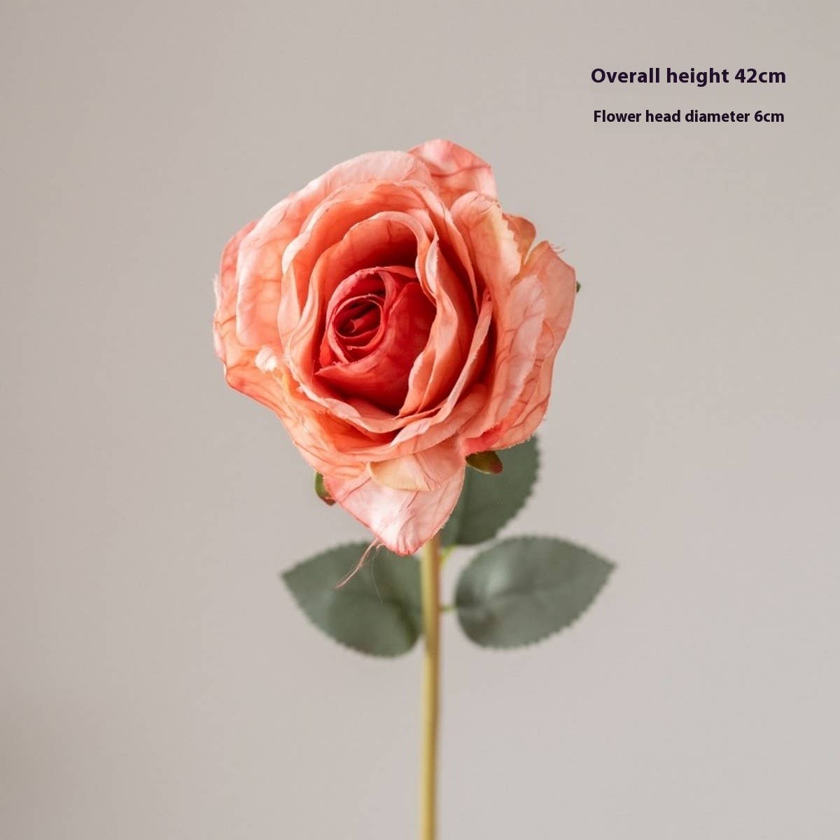 ACCITY - Wholesale Artificial Flowers - Premium Burnt Edge Rose Artificial Flower Bouquet_CWMM64691