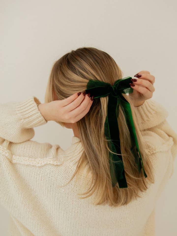 Chiffon + Velvet Bow for wholesale by Shop Andi