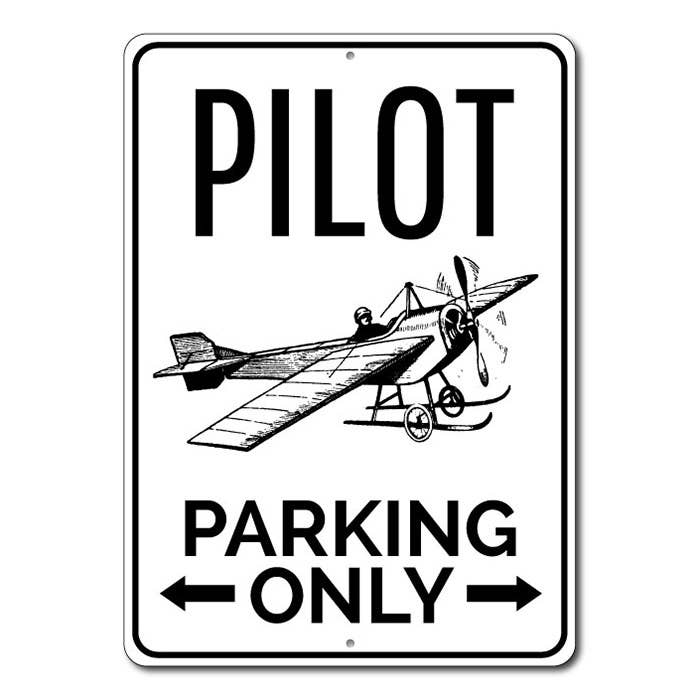 Pilot Parking Sign for wholesale by Lizton Sign Shop, Inc