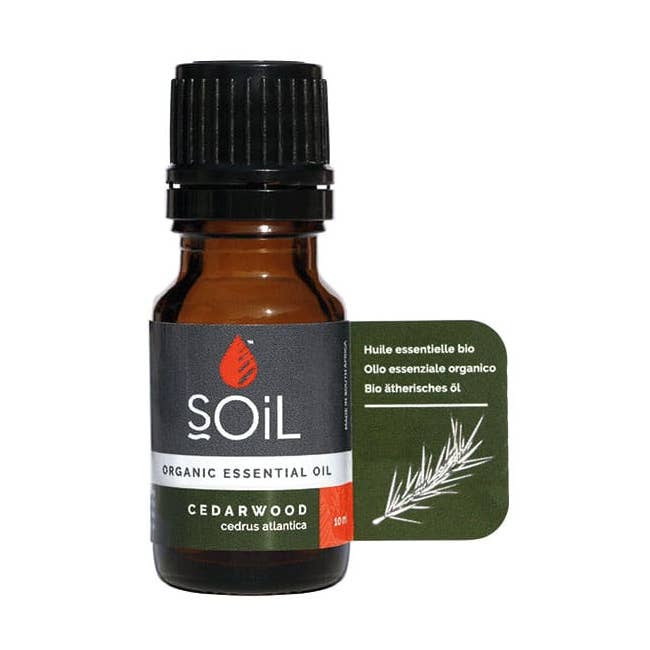 Cedarwood Organic Essential Oil for wholesale by SOiL Organic Aromatherapy