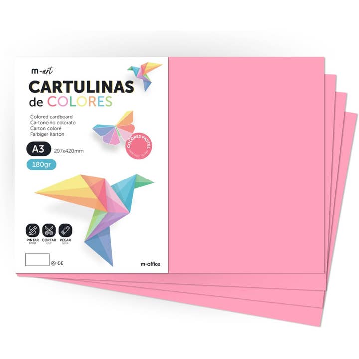 A4 Cardboard 180gr Crafts and Printing m-office 200h for wholesale by MEDEL OFFICE