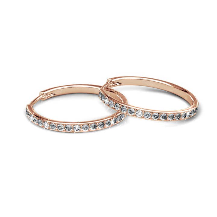 CARALI / MYC Paris - Vendita all'ingrosso Parure di gioielli - Chic Circle Twin Set - Oro rosa e cristallo
