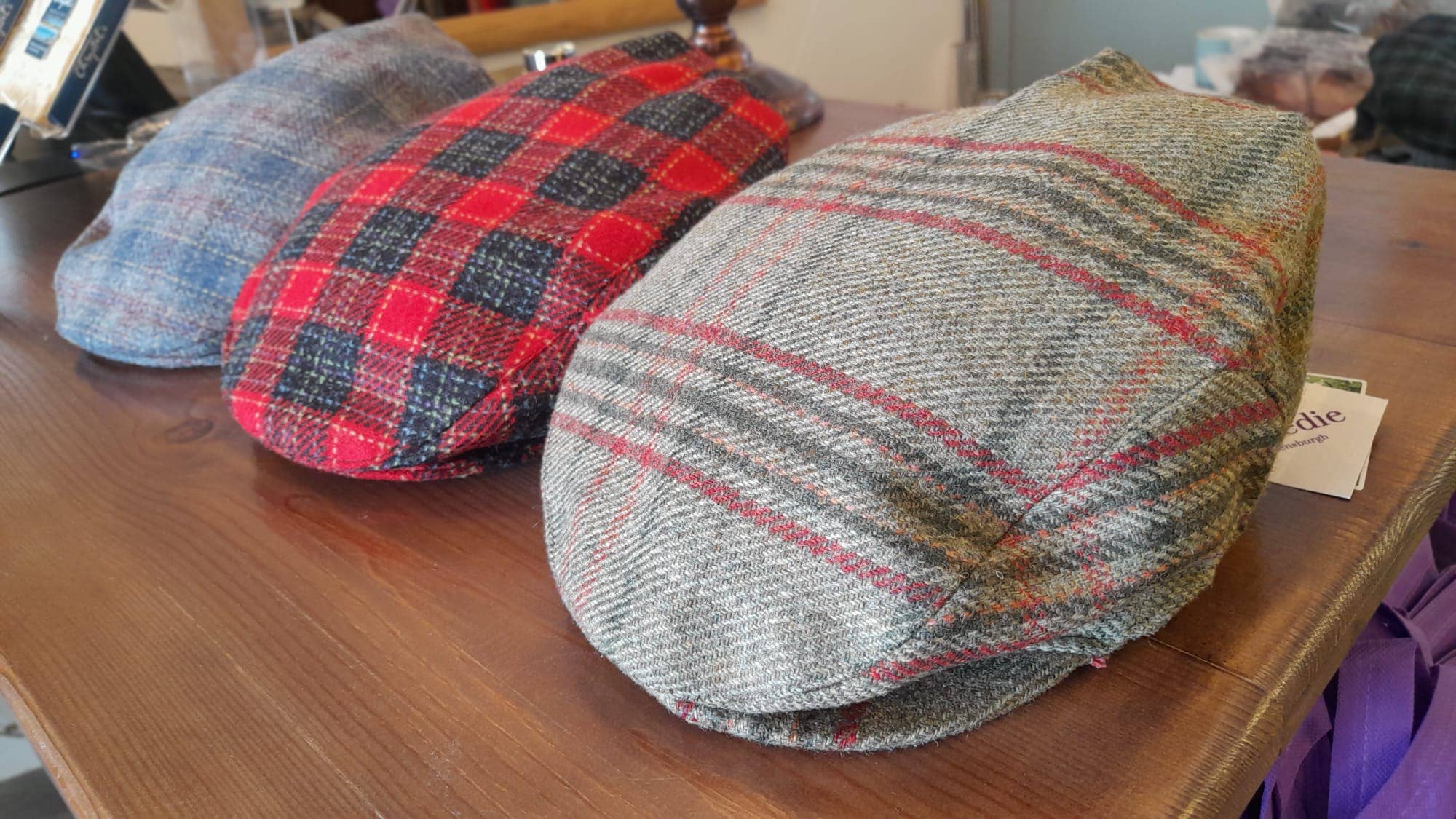 Leather Guild - Vendita all'ingrosso Coppola - Uomo - Cappello piatto in tweed4