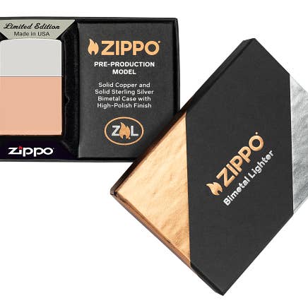Benhalex - Wholesale Lighter - Zippo Bimetal Copper and Sterling Silver Lighter1