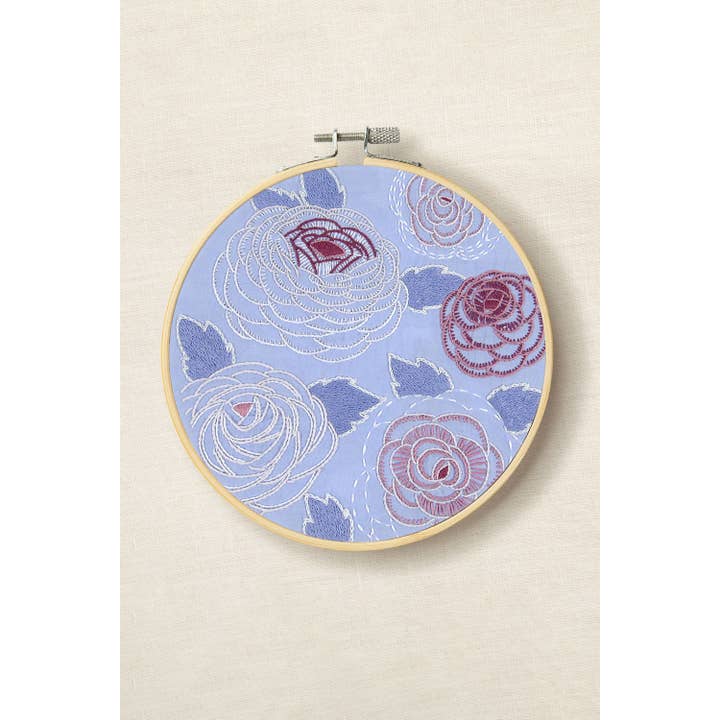 DMC - Wholesale Embroidery/Cross Stitch Supplies - DMC Designer Embroidery Kit - Ranunculus