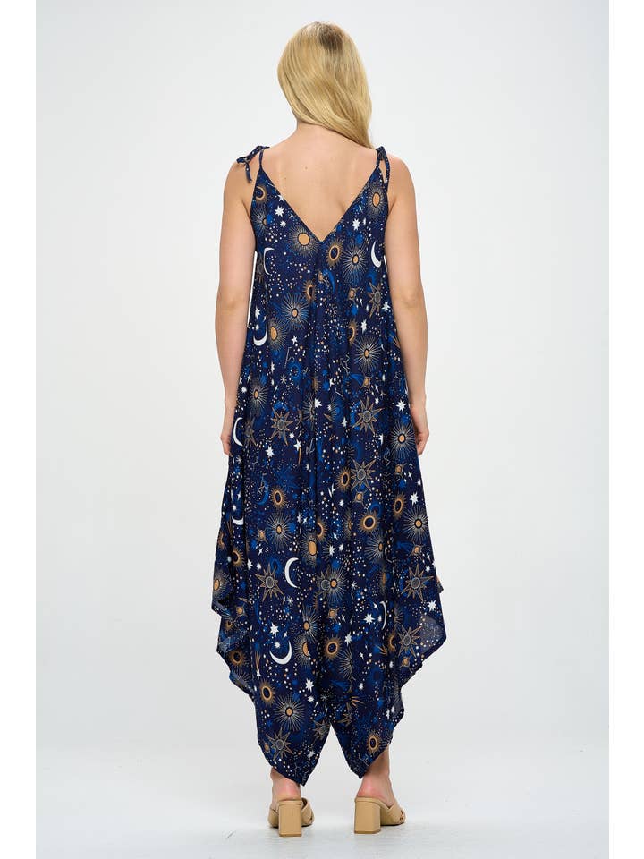 Kathmandu Imports - Wholesale Jumpsuit - Women's - Galaxy Print Jumpsuit (TH-1770)