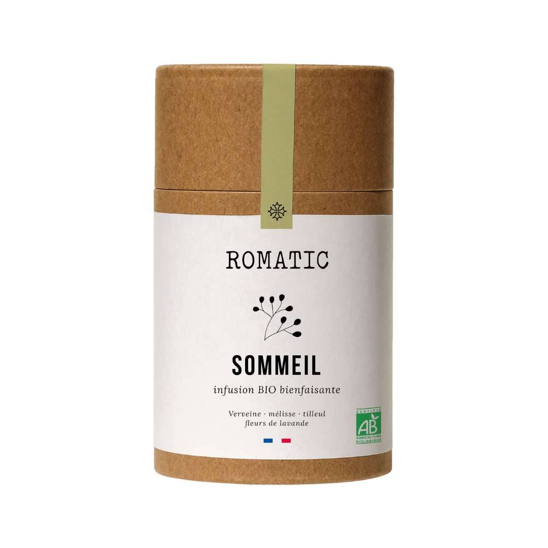 ROMATIC - Wholesale Health/Detox Tea - Organic SLEEP infusion 20g - verbena - lemon balm - linden