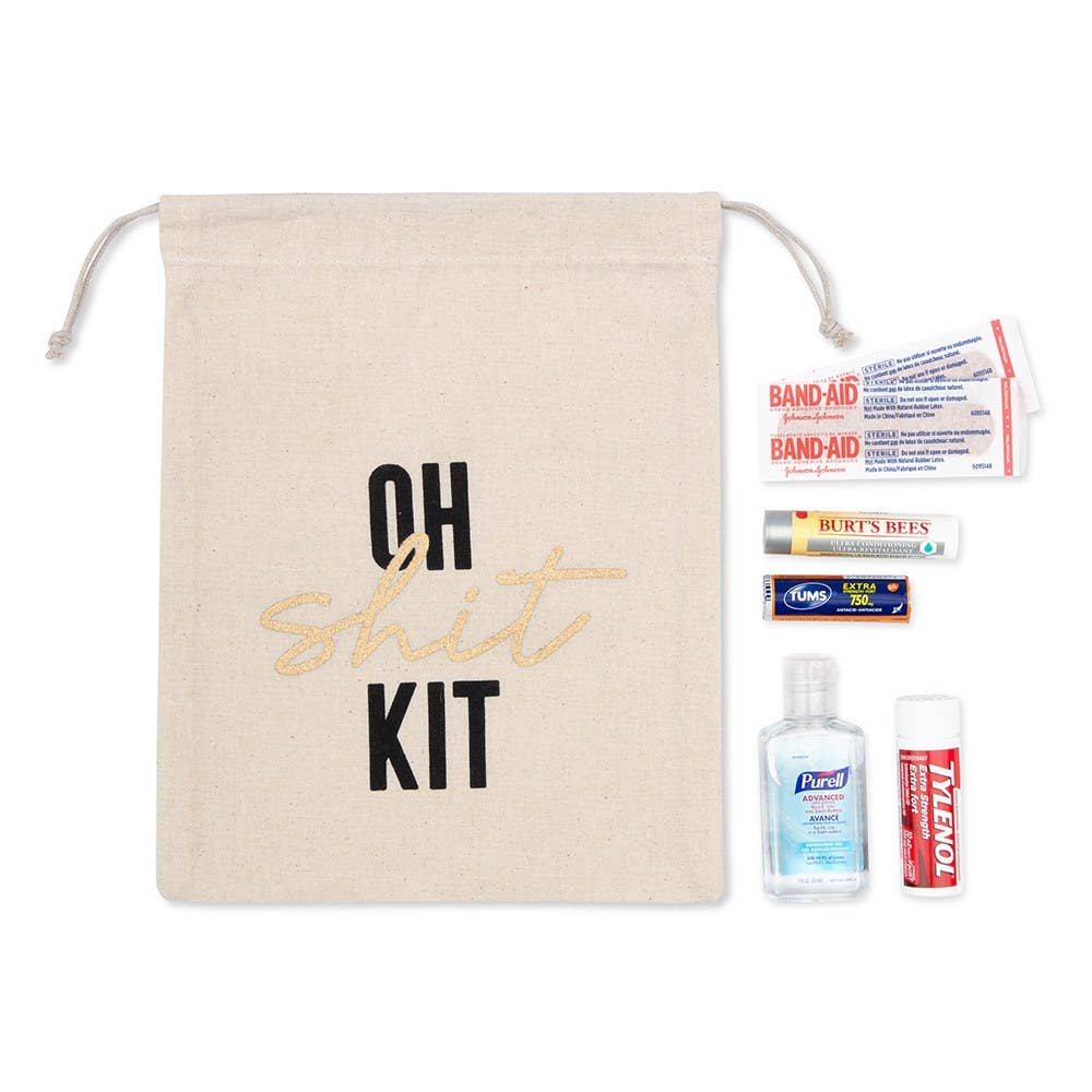 Weddingstar Inc. - Wholesale Gift Bag - Oh Shit Kit - Hangover Drawstring Gift Bag1