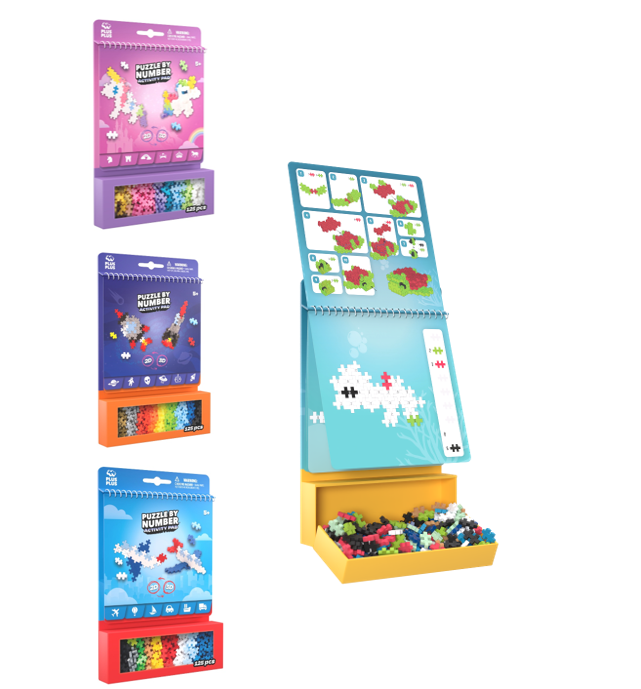 Kontiki - Wholesale Building Set - Kids - Block 12 activities 125 Pcs - PLUS PLUS5