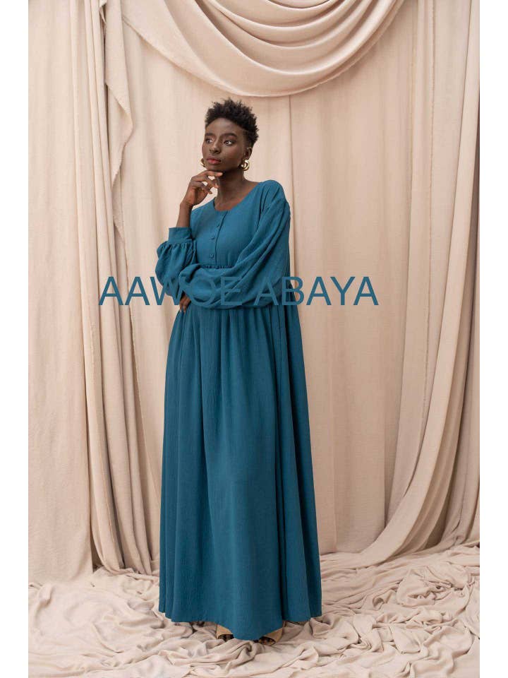 Aawoe Abaya - Wholesale Dress - Women's - Puff sleeve abaya - 26075