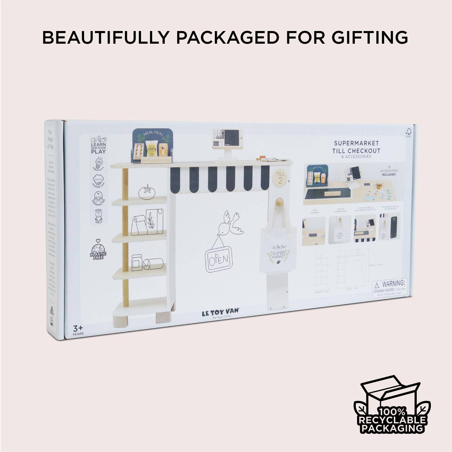 Le Toy Van, Inc. - Wholesale Wood Toy - Kids - Supermarket Till Checkout & Accessories6
