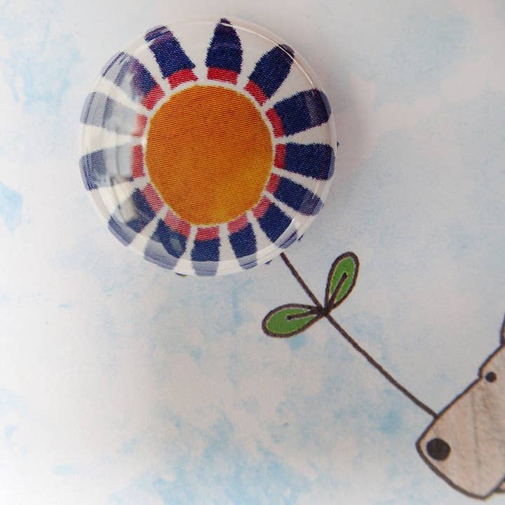 The Black Rabbit – wholesale Everyday greeting card – For You Dog - Greeting card with badge3